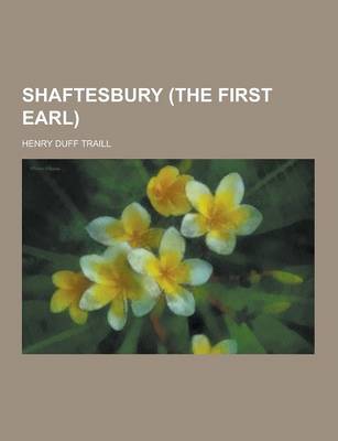 Book cover for Shaftesbury (the First Earl)