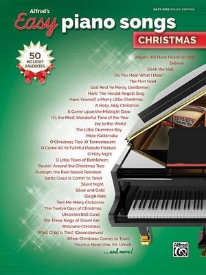 Cover of Alfred's Easy Piano Songs -- Christmas