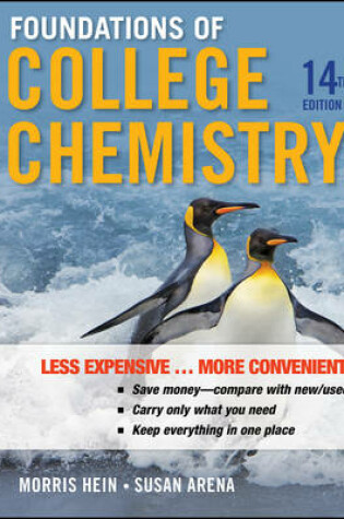 Cover of Foundations of College Chemistry 14E Binder Ready Version