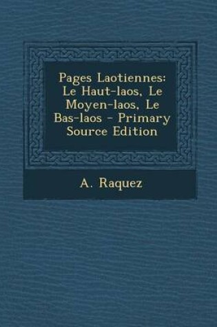 Cover of Pages Laotiennes