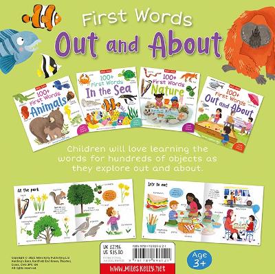 Book cover for First Words Out and About 4-pack