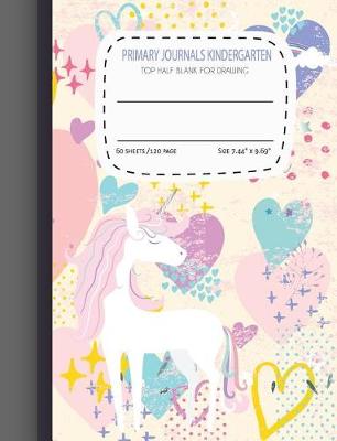 Book cover for primary journals kindergarten Top Half Blank For Drawing