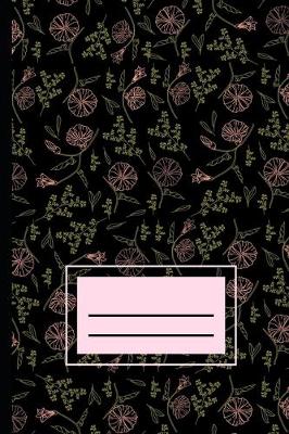 Book cover for Dark Flowers Notebook