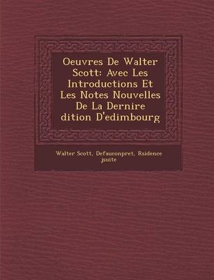 Book cover for Oeuvres de Walter Scott