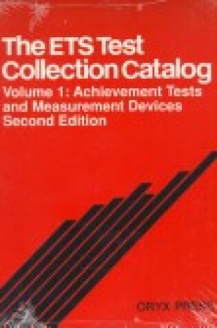 Cover of Educational Testing Service Test Collection Catalog