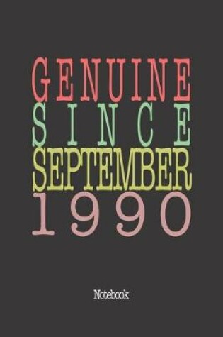 Cover of Genuine Since September 1990