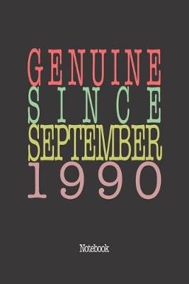 Book cover for Genuine Since September 1990