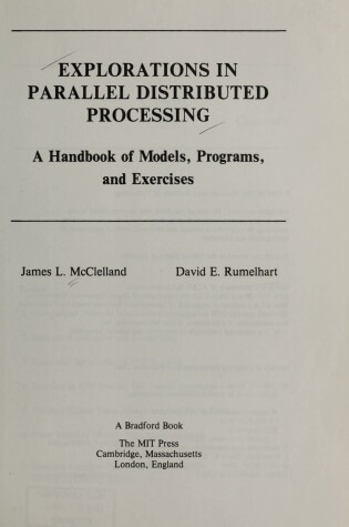 Cover of Explorations in Parallel Distributed Processing