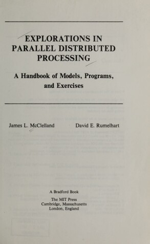 Book cover for Explorations in Parallel Distributed Processing