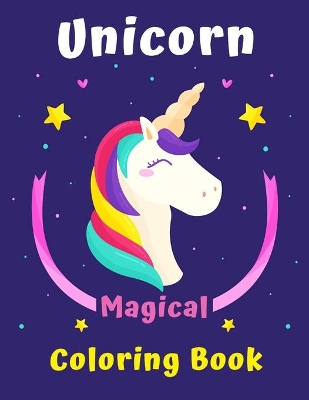 Book cover for Unicorn Magical Coloring Book