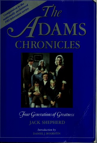 Book cover for The Adams Chronicles