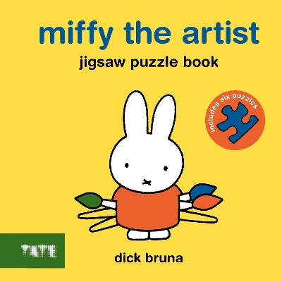 Book cover for Miffy the Artist: Jigsaw Puzzle Book