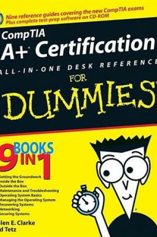 Cover of Comptia A+ Certification All-In-One Desk Reference for Dummies