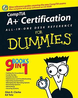 Cover of Comptia A+ Certification All-In-One Desk Reference for Dummies