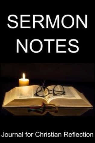 Cover of Sermon Notes Journal for Christian Reflection