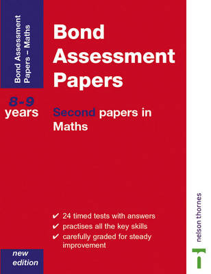 Book cover for Bond Assessment Papers - Second Papers in Maths 8-9 Years