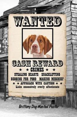 Book cover for Brittany Dog Wanted Poster