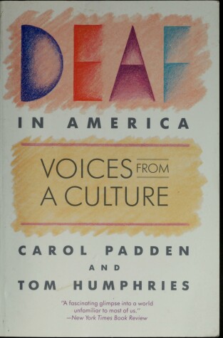 Book cover for Deaf in America