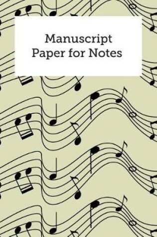 Cover of Manuscript Paper For Notes
