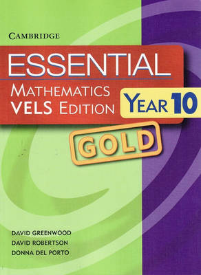 Book cover for Essential Mathematics VELS Edition Year 10 GOLD