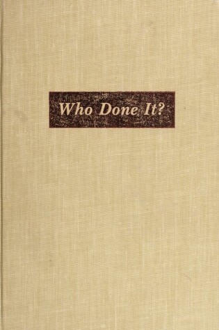 Cover of Who Done It