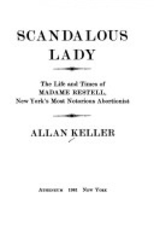 Cover of Scandalous Lady