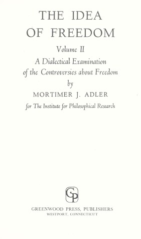 Book cover for Idea of Freedom