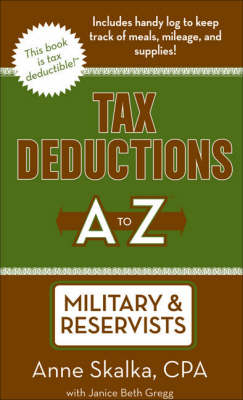 Book cover for Tax Deductions A to Z for Military & Reservists