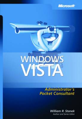 Book cover for Windows Vista Administrator's Pocket Consultant