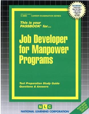 Book cover for Job Developer for Manpower Programs