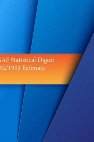 Cover of USAF Statistical Digest 1992/1993 Estimate