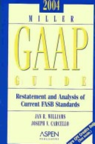 Cover of 2004 Miller Gaap Guide