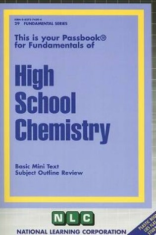 Cover of HIGH SCHOOL CHEMISTRY