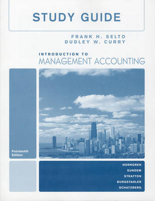 Book cover for Study Guide for Introduction to Management Accounting-Chapters 1-17