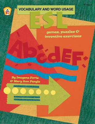 Book cover for ESL Vocabulary and Word Usage Games, Puzzles, and Inventive Exercises