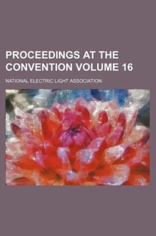 Cover of Proceedings at the Convention Volume 16