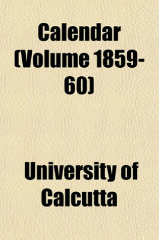 Cover of Calendar (Volume 1859-60)