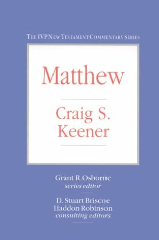 Cover of Matthew