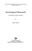 Book cover for Sociological Research