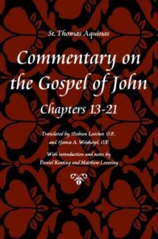 Cover of Commentary on the Gospel of John Bks. 13-21