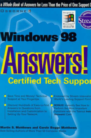 Cover of Windows 98 Answers!