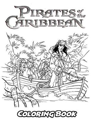 Book cover for Pirates of the Caribbean Coloring Book