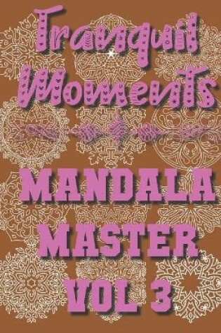 Cover of Tranquil Moments - Mandala Master Vol 3