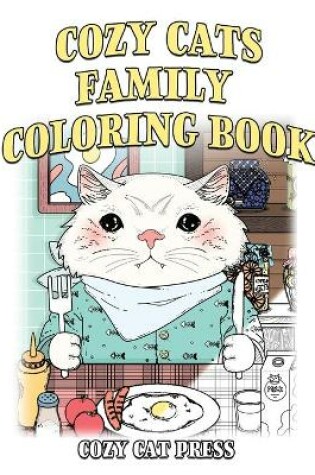 Cover of Cozy Cats Family Coloring Book