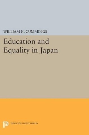 Cover of Education and Equality in Japan