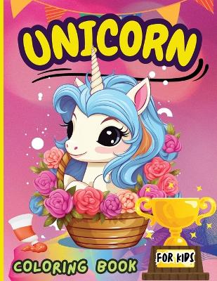 Book cover for Unicorn Coloring Book For Kids