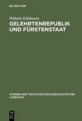 Cover of Gelehrtenrepublik Und Furstenstaat