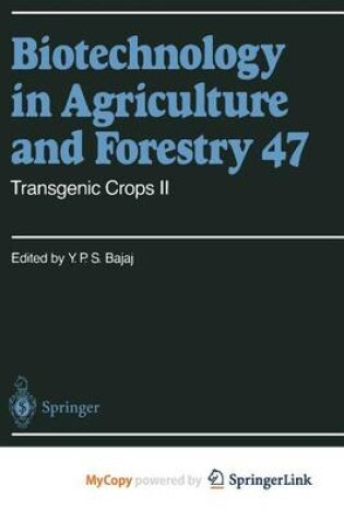 Cover of Transgenic Crops II