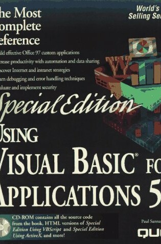 Cover of Using Visual Basic for Applications 5