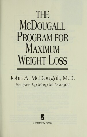 Book cover for The Mcdougall Program for Maximum Weight Loss